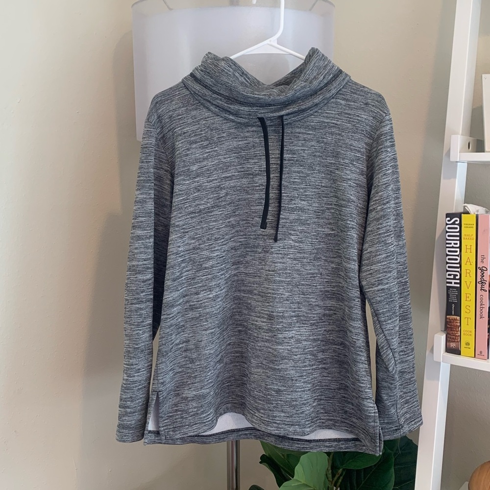Columbia Grey Cowl Neck Pullover Size Medium